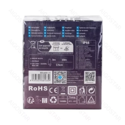 Niskonapięciowe lampki choinkowe sznur 400 led Zimna biel 10m